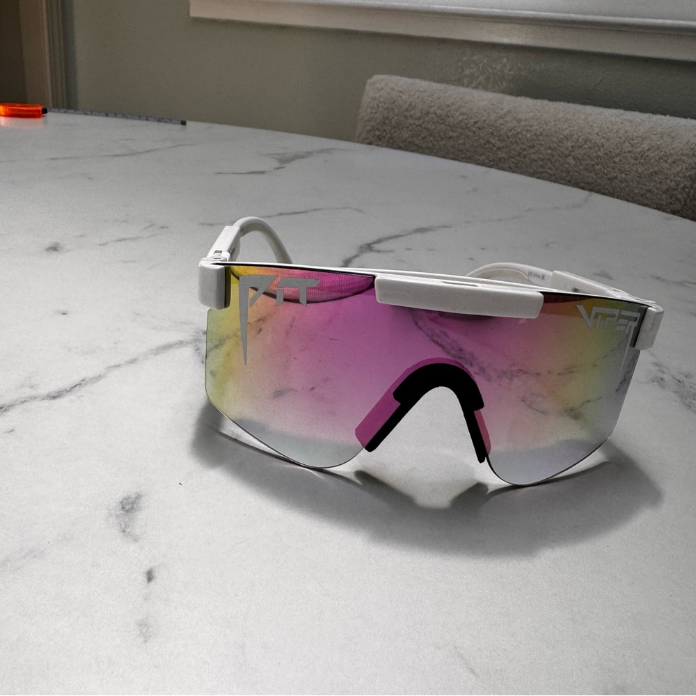 Youth size Pit viper sunglasses, white